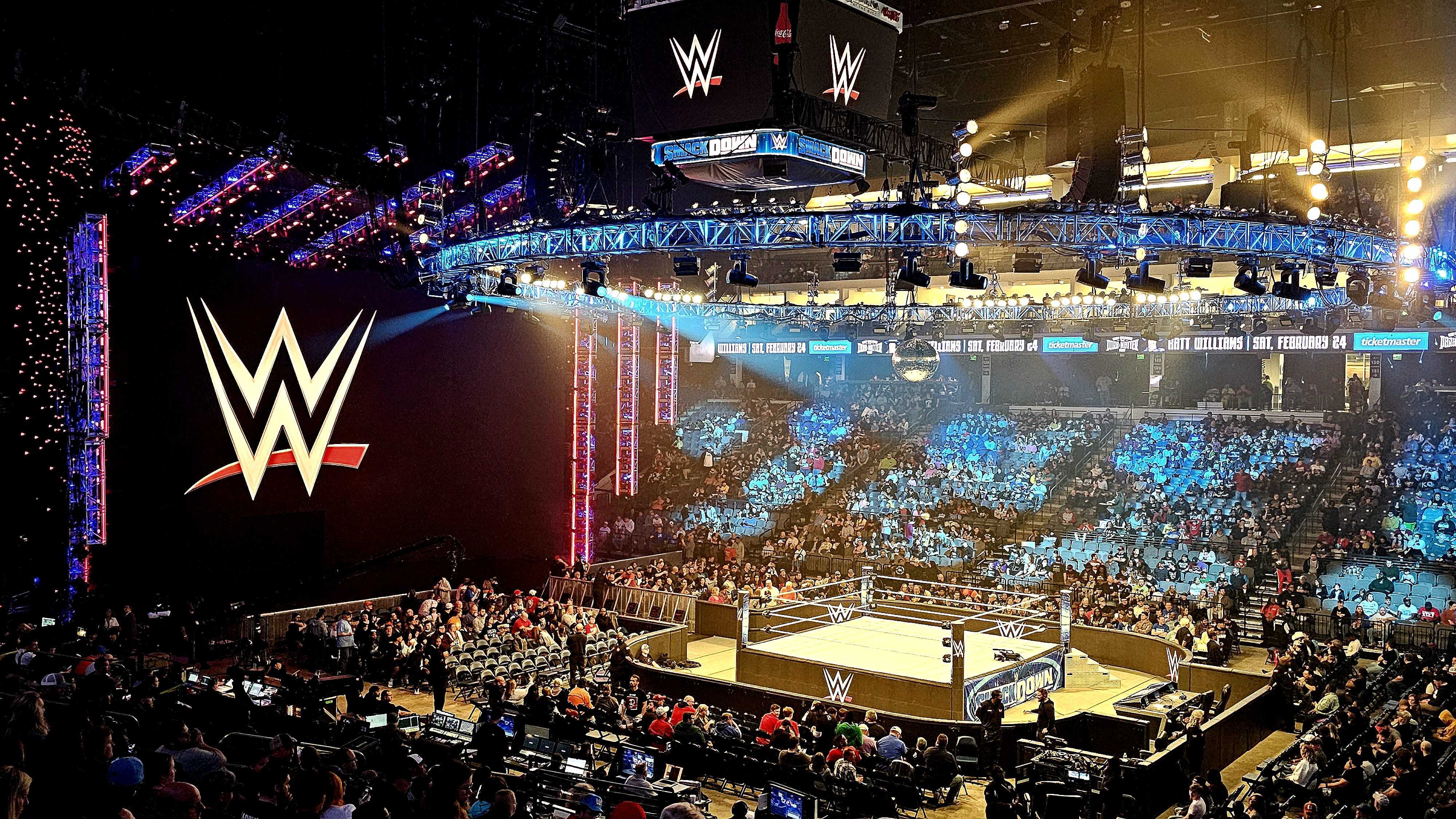 a crowd of people in a stadium