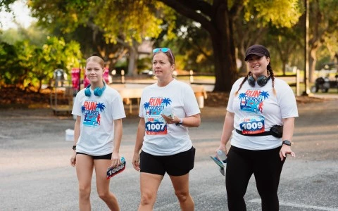 a group of women wearing matching shirts