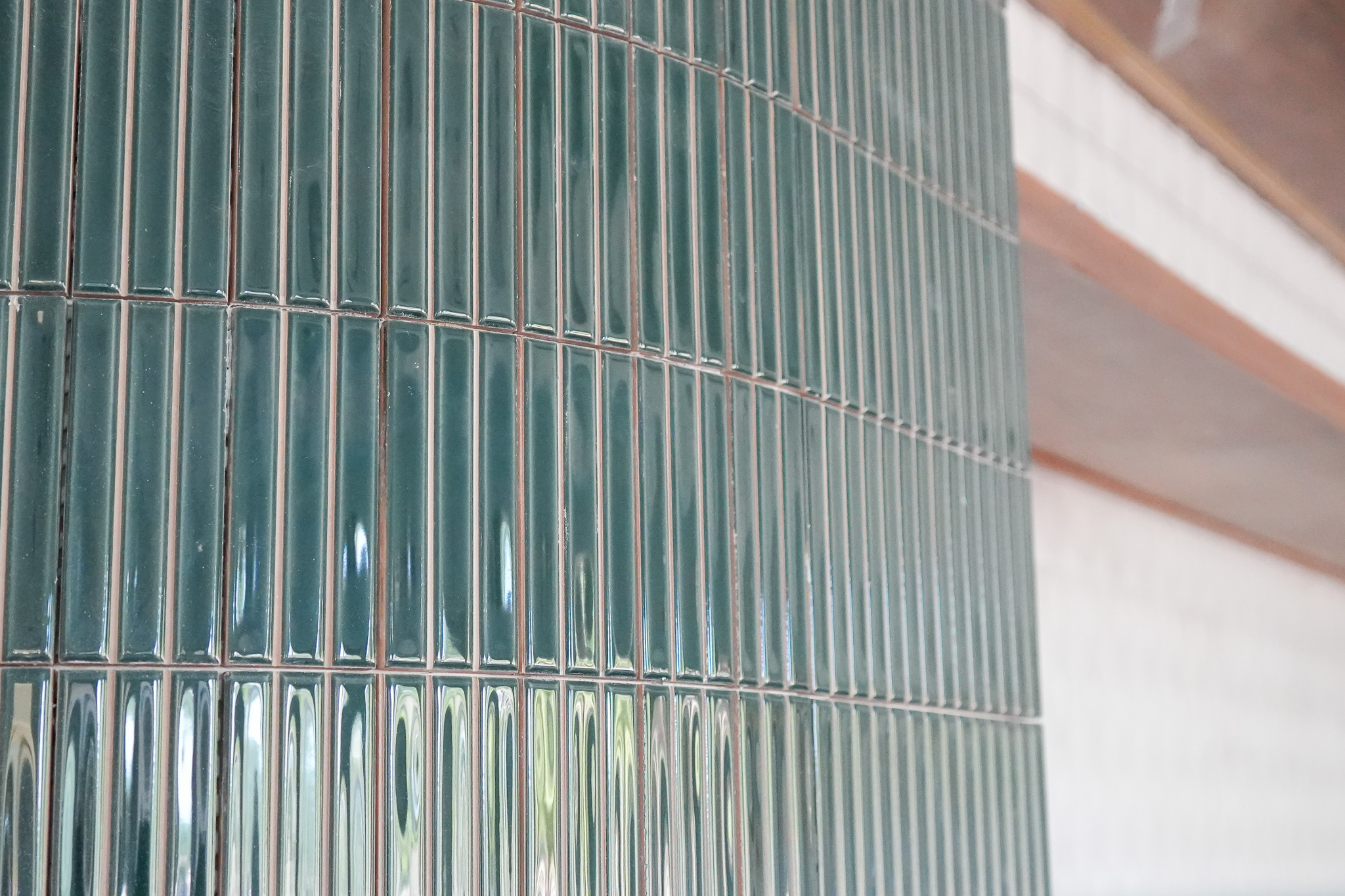 a close up of a wall