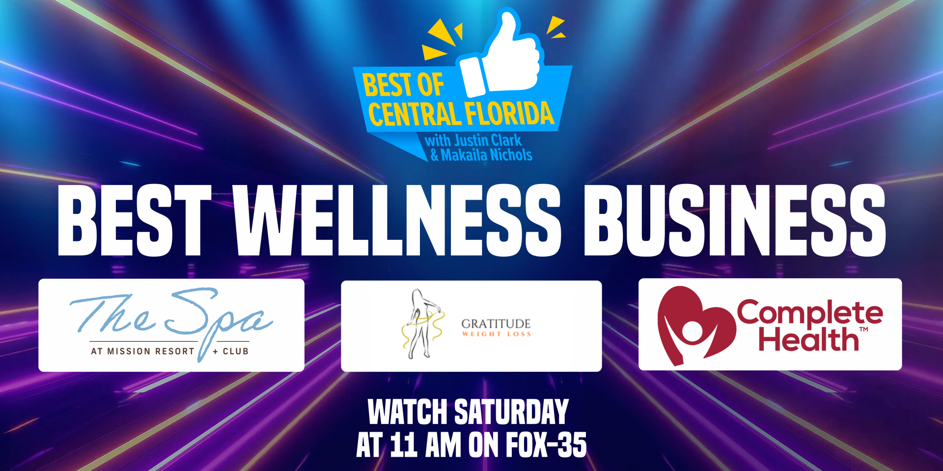 a advertisement for a wellness business