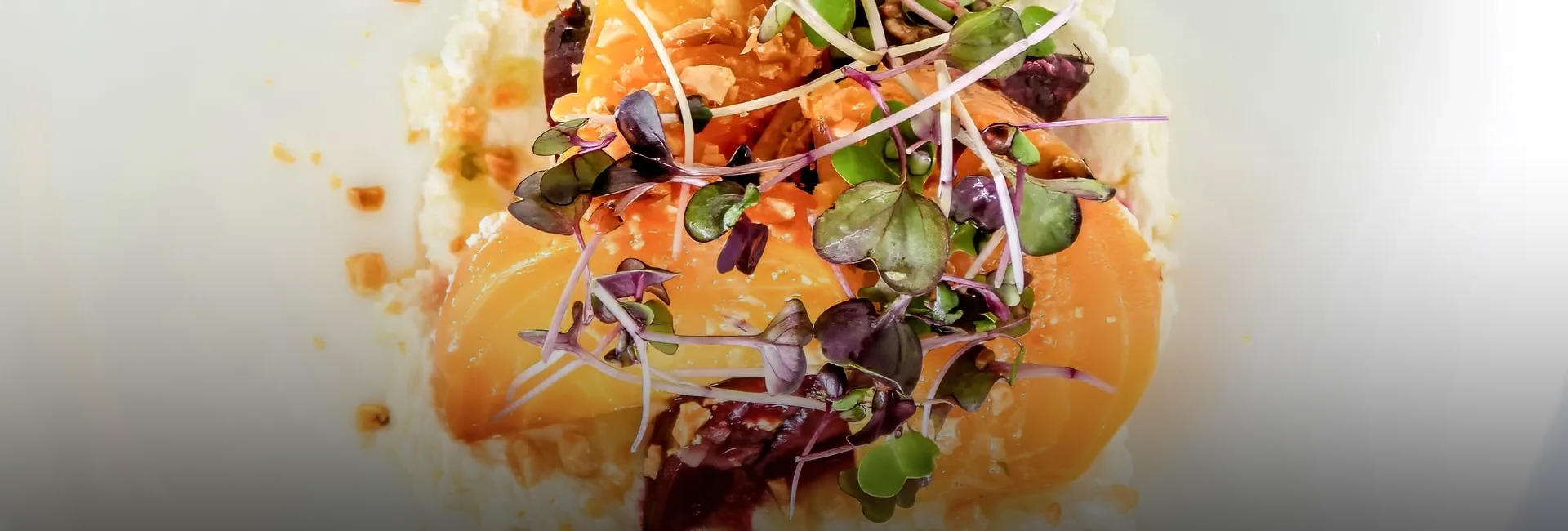 a close up of food