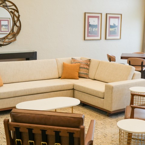 a couch in a room