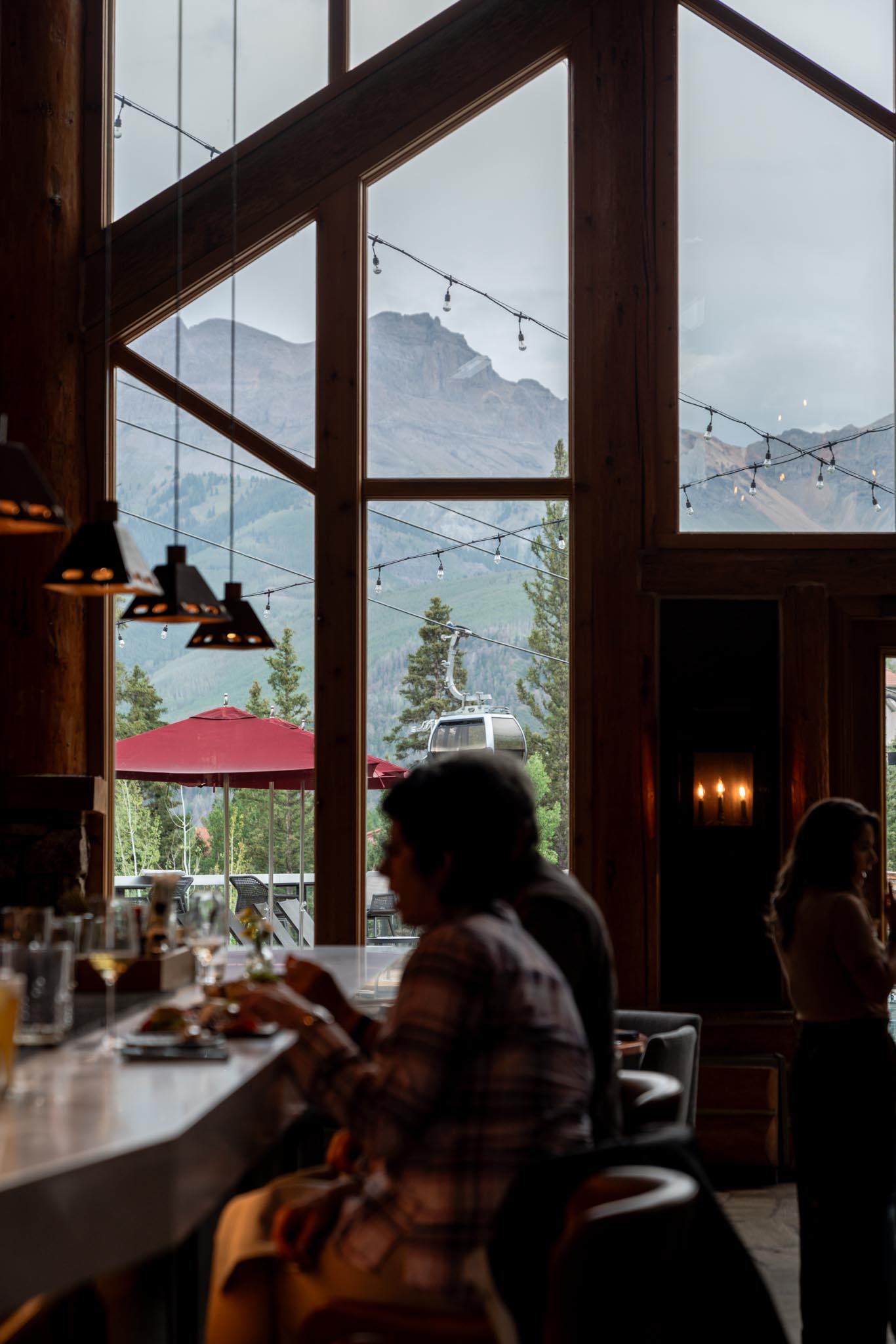 people sitting at a bar