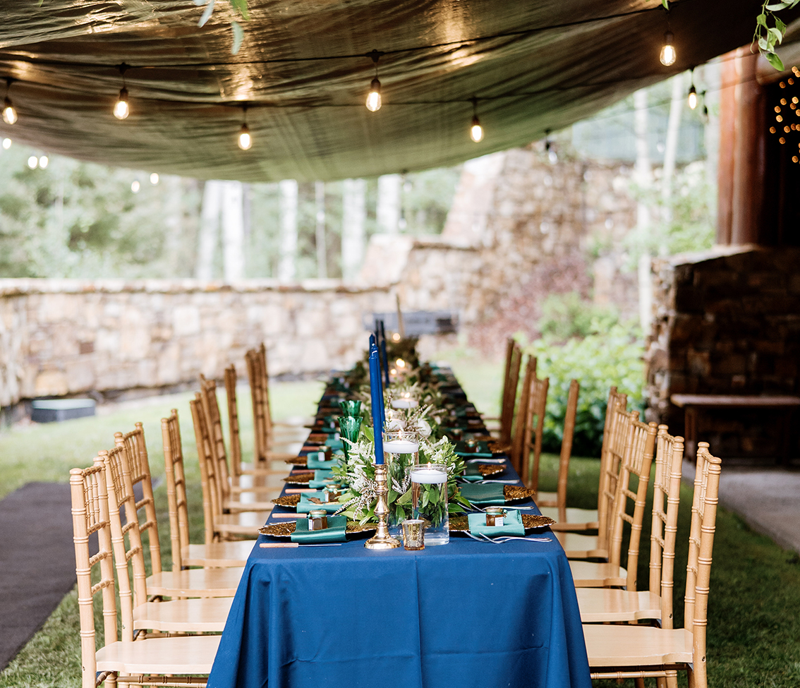 a table set for a meal