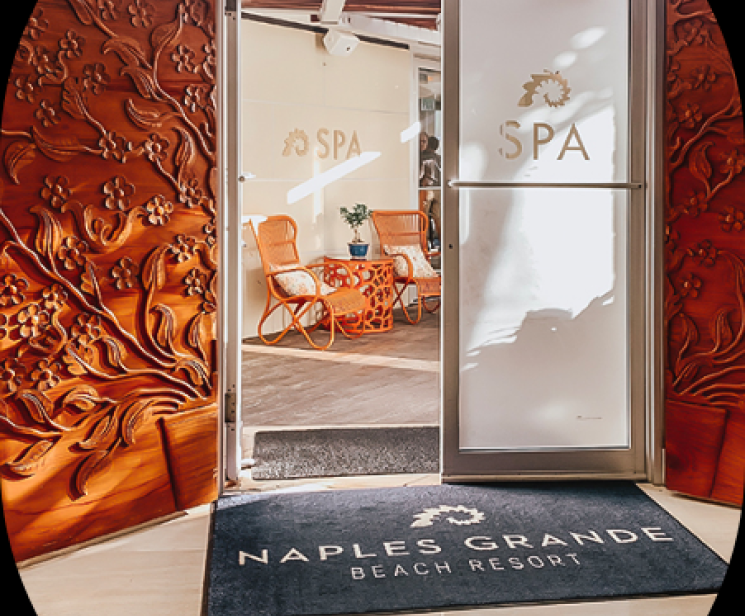 a door with a door open