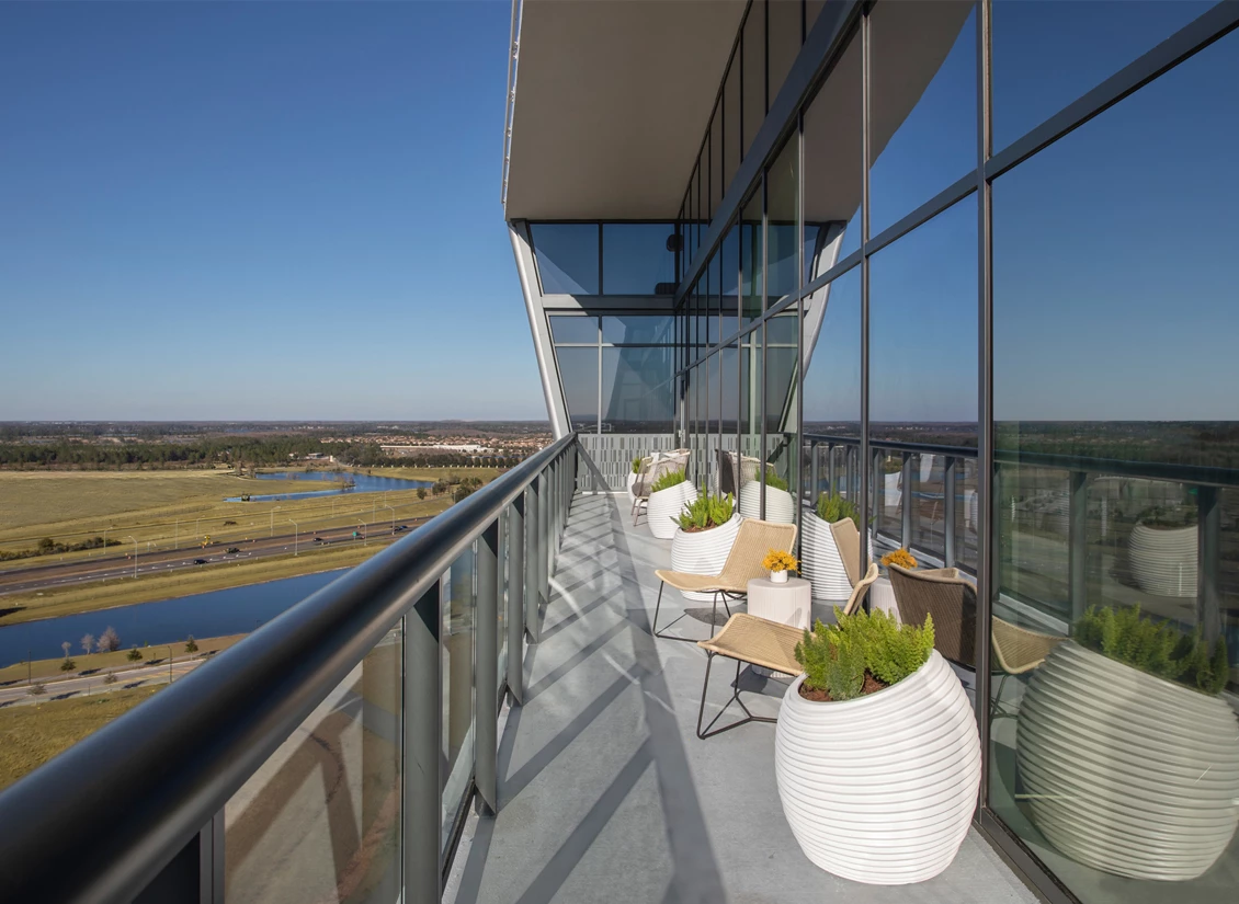 View of Luxury Penthouse Suites | Lake Nona Wave Hotel