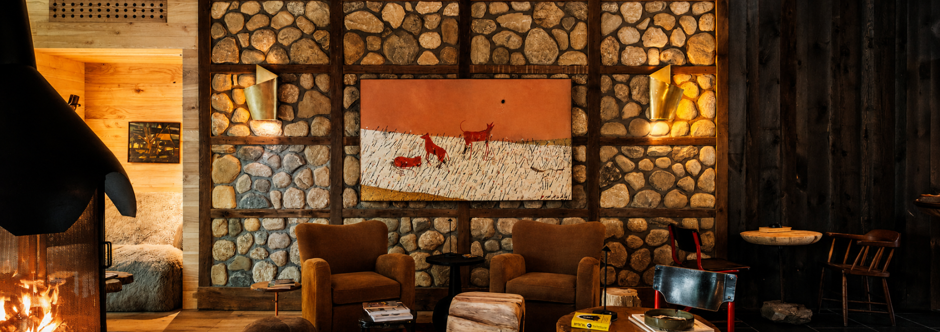 a painting on a wall