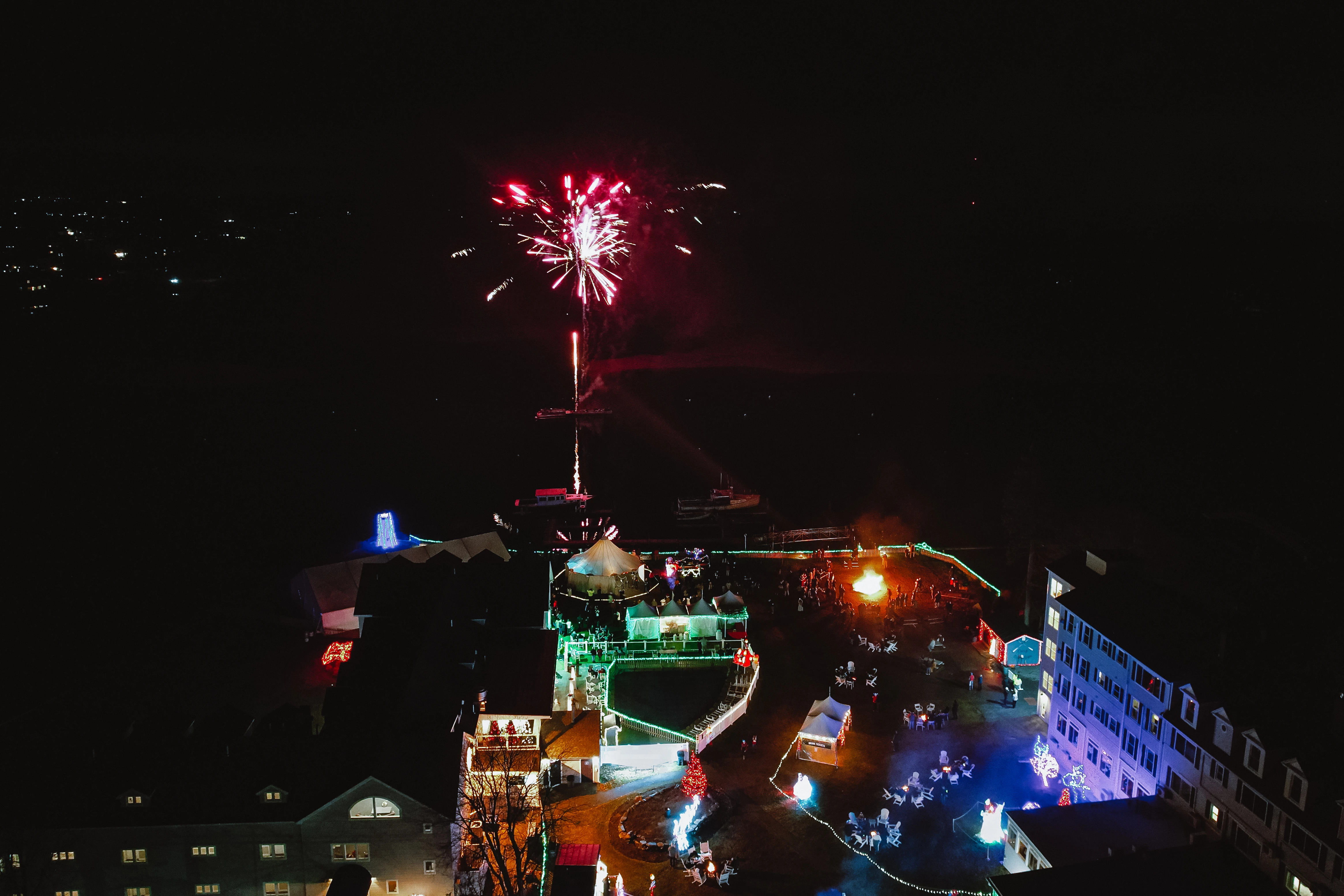 fireworks in the sky