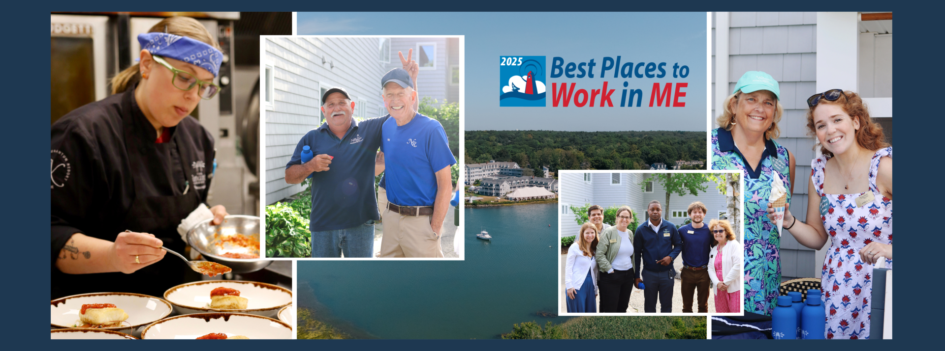 a collage of a group of people