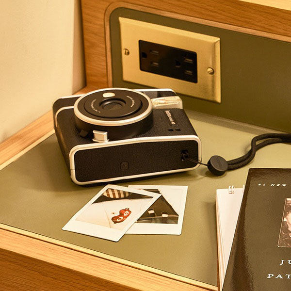 a camera on a table