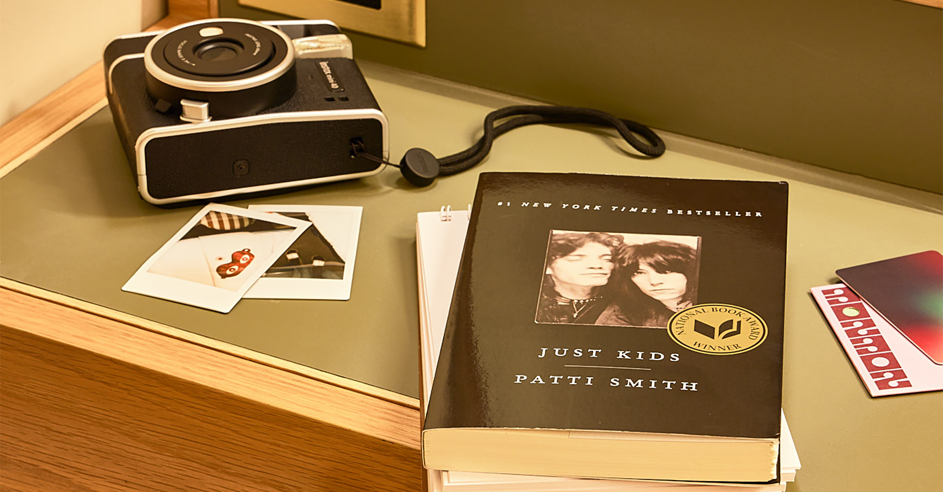 a book on a table
