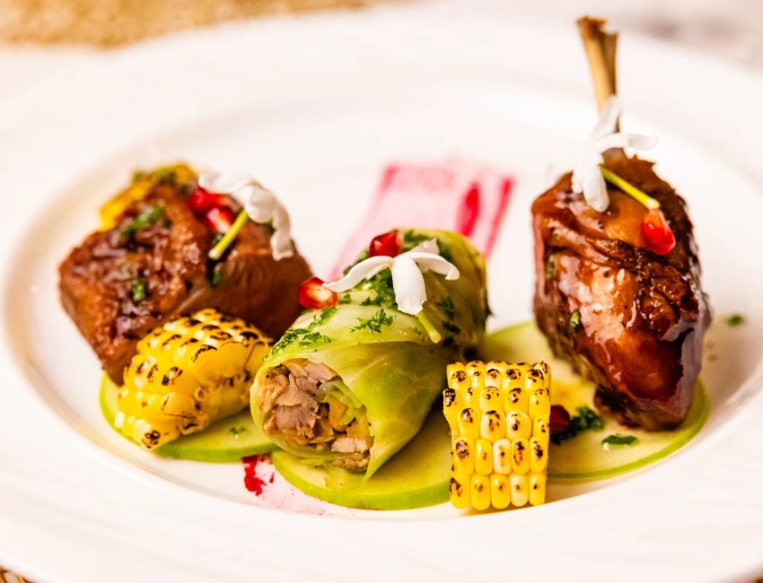 food on a plate