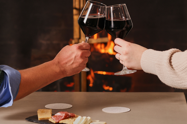 wine and cheese