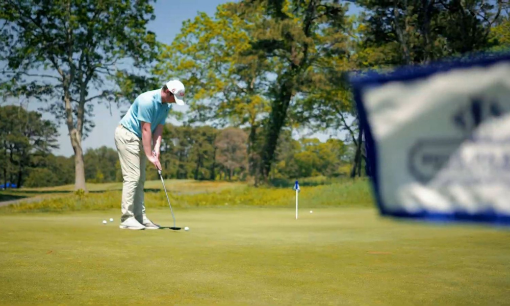 a man playing golf at Ocean Edge Golf Club