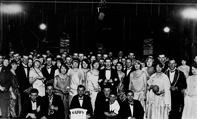 a group of people posing for a photo