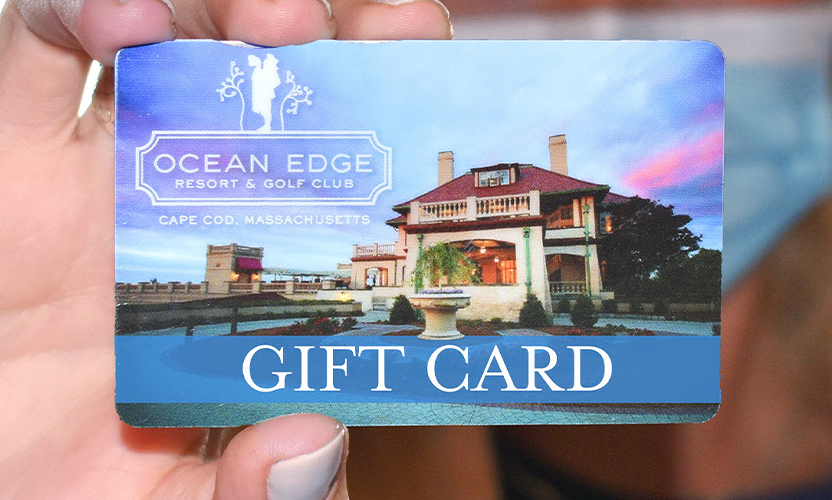  close up of Ocean Edge gift card