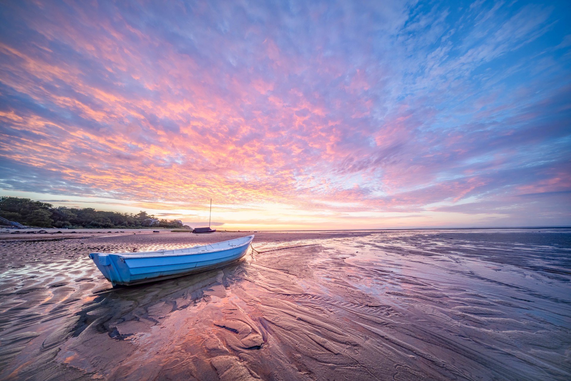 a boat on the beach