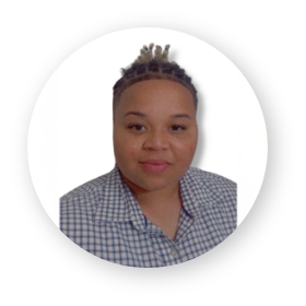 a woman with a braided hair