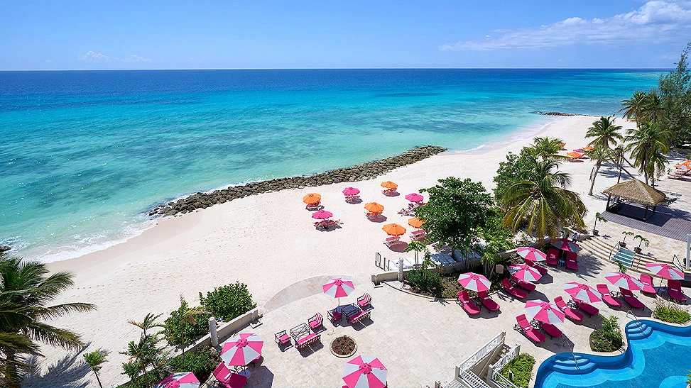 view of o2 beachclub and ocean view