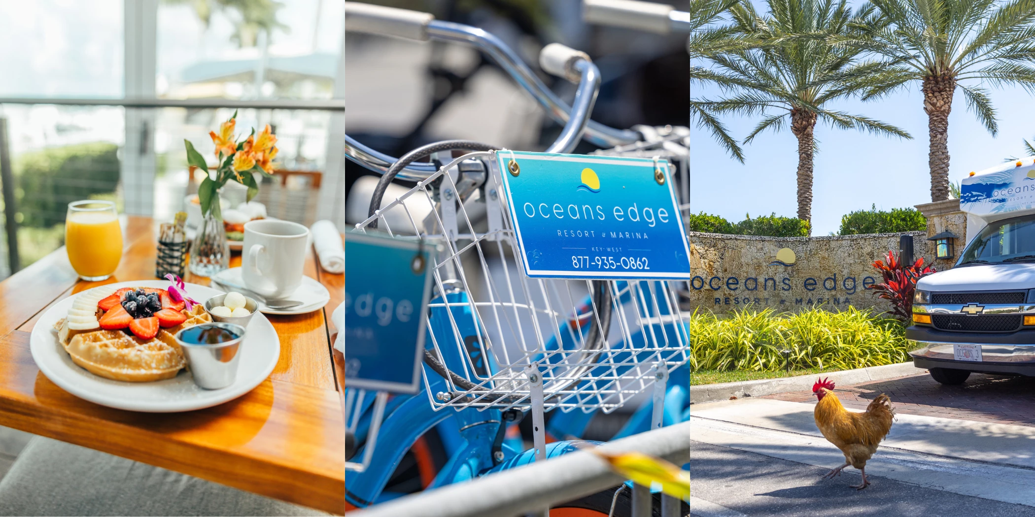 a collage of images of a restaurant