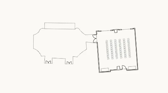 a drawing of a building
