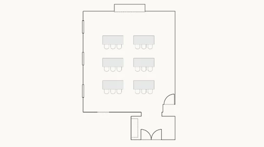 a floor plan of a room