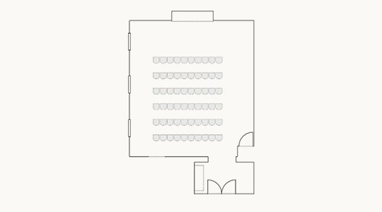 a floor plan of a room