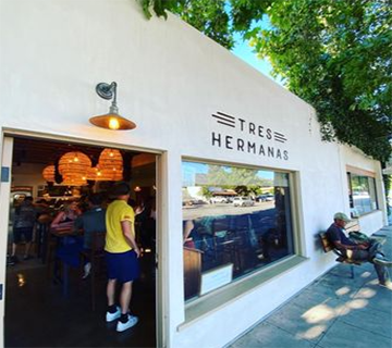 a building with a sign on the front