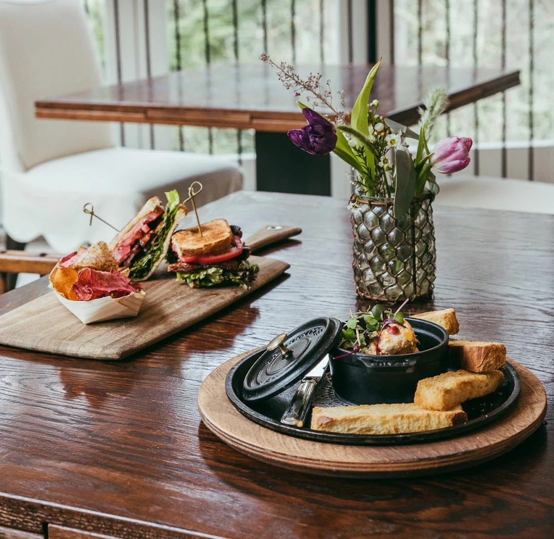a plate of food on a table