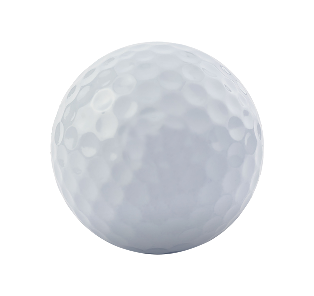 a close up of a golf ball