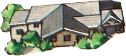 a house with a triangle roof
