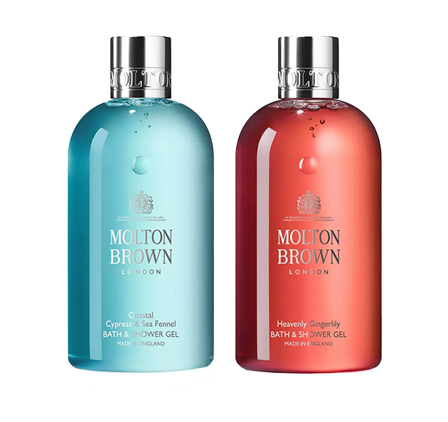 a couple of bottles of shampoo