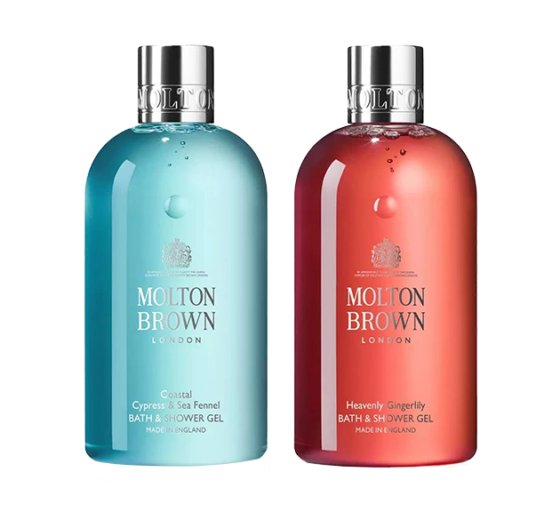 a couple of bottles of shampoo