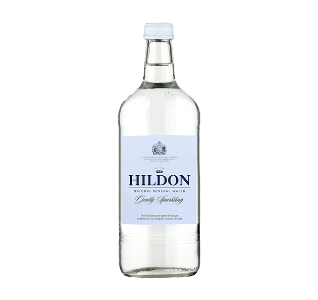 a clear bottle of water