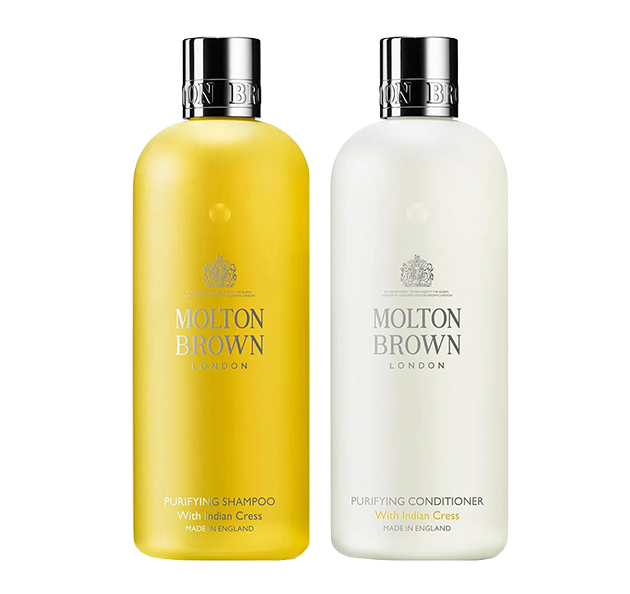 a couple of shampoo bottles