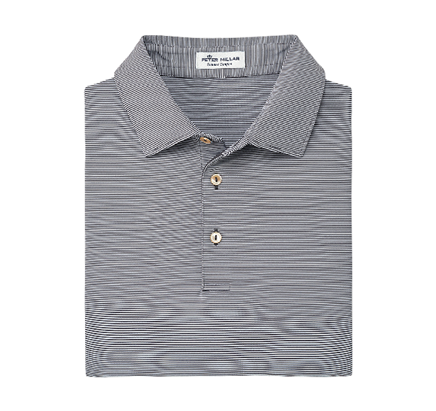 a folded shirt on a black background