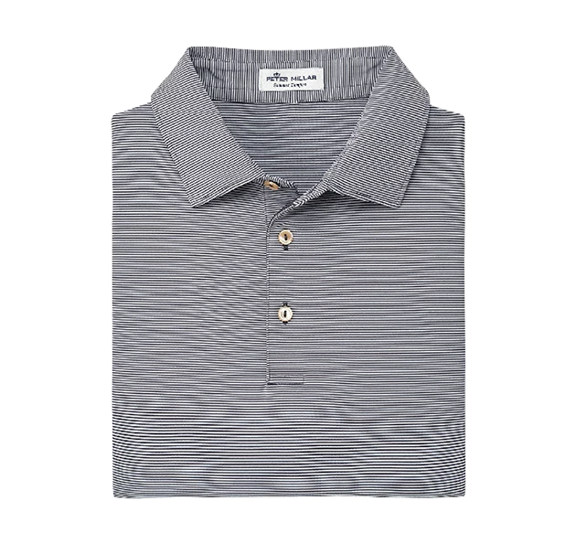 a folded shirt on a black background