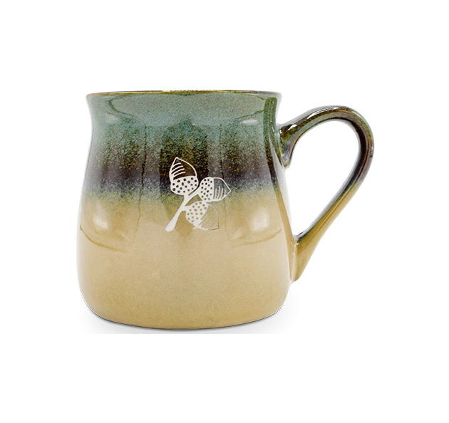 a mug with a handle
