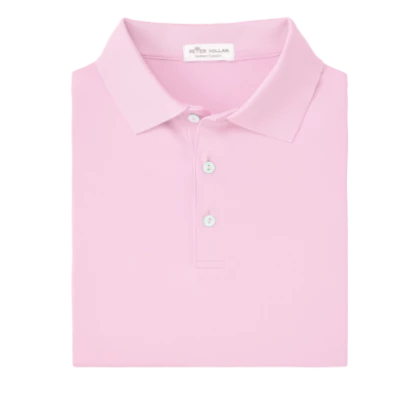 a pink shirt on a black background