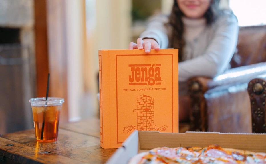 a person holding a book