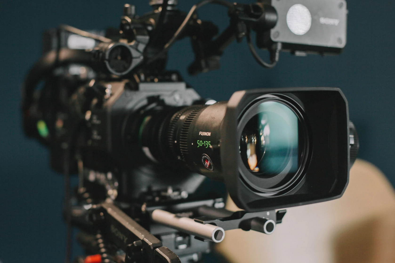 video camera close up