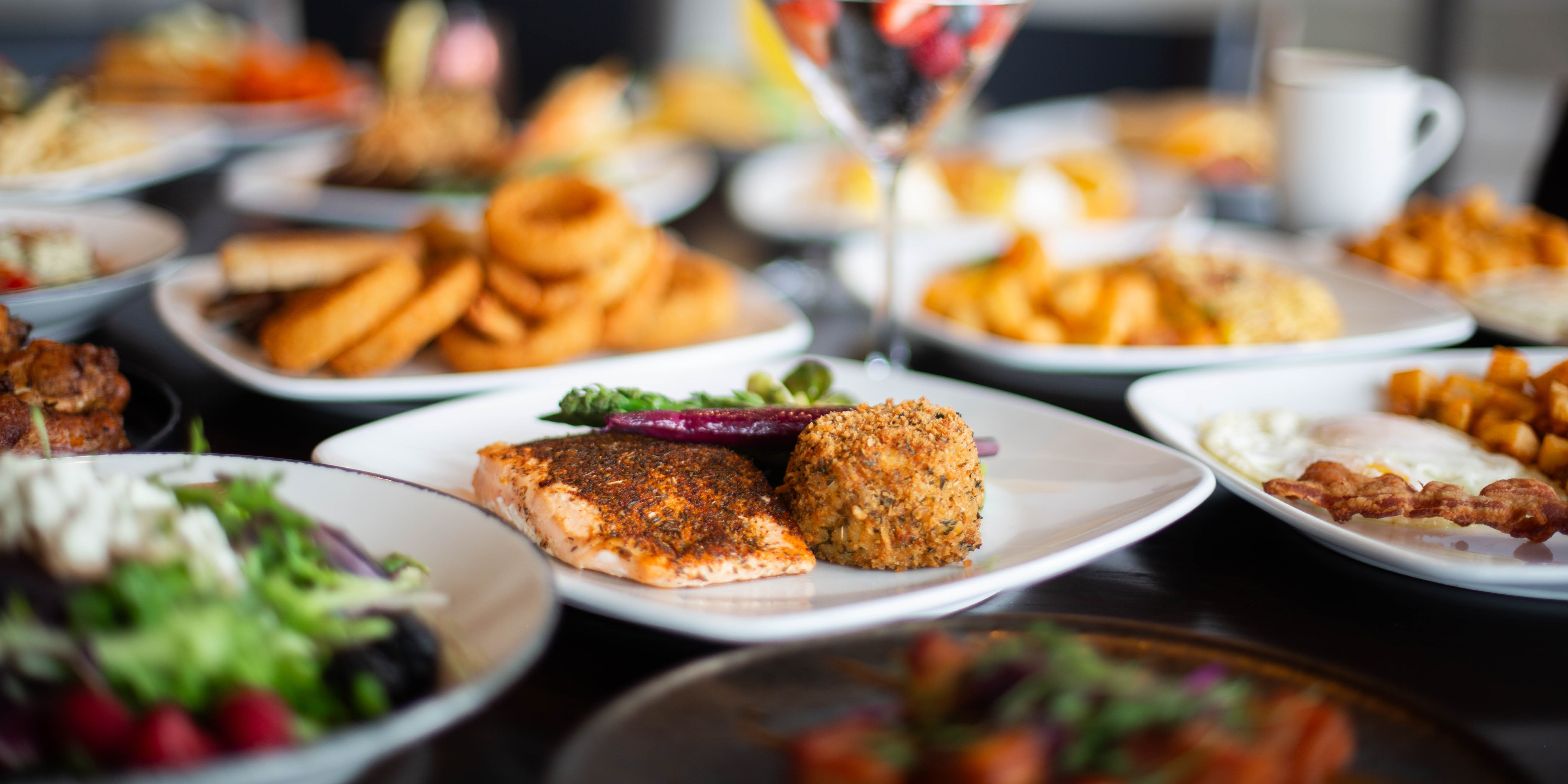 a plate of food on a table