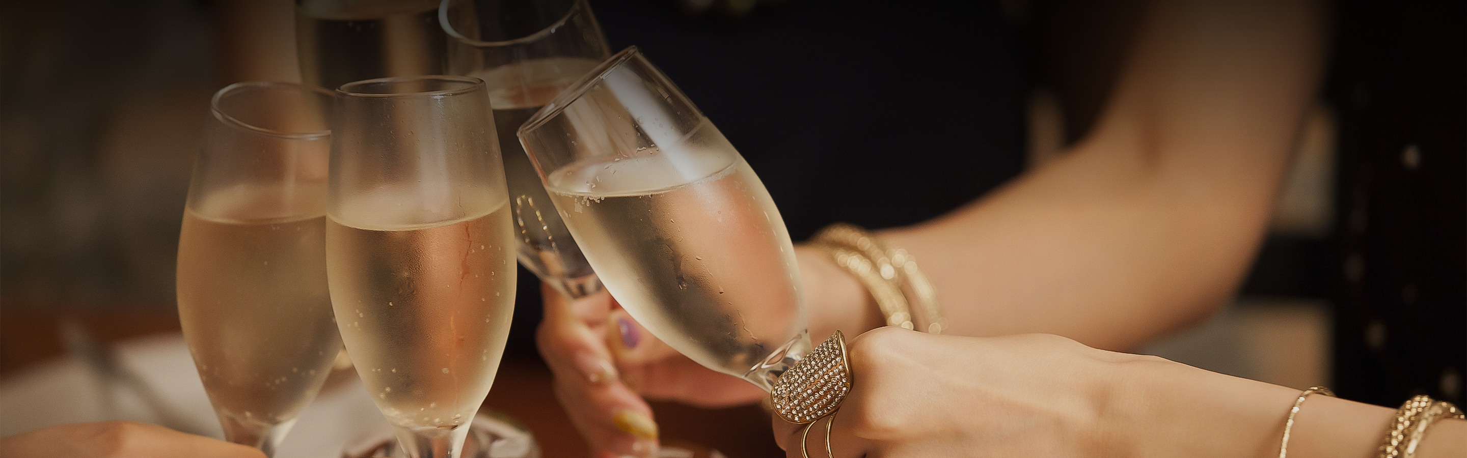 a person holding a glass of wine