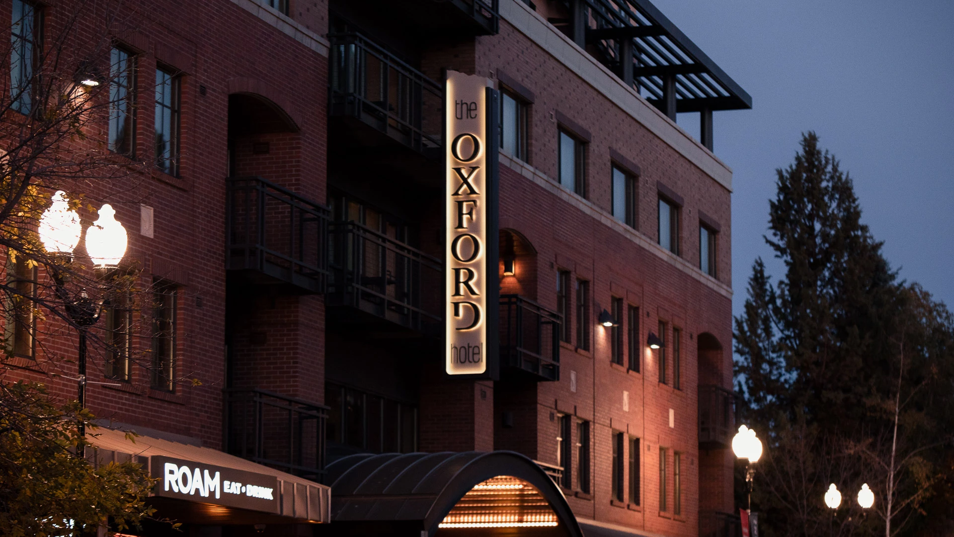 a sign on the side of a building