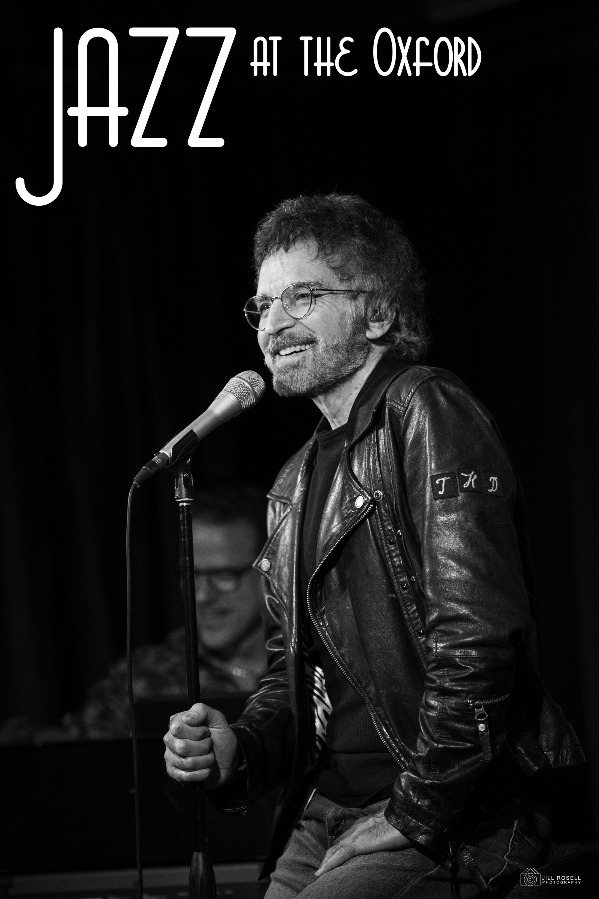 a man with a microphone