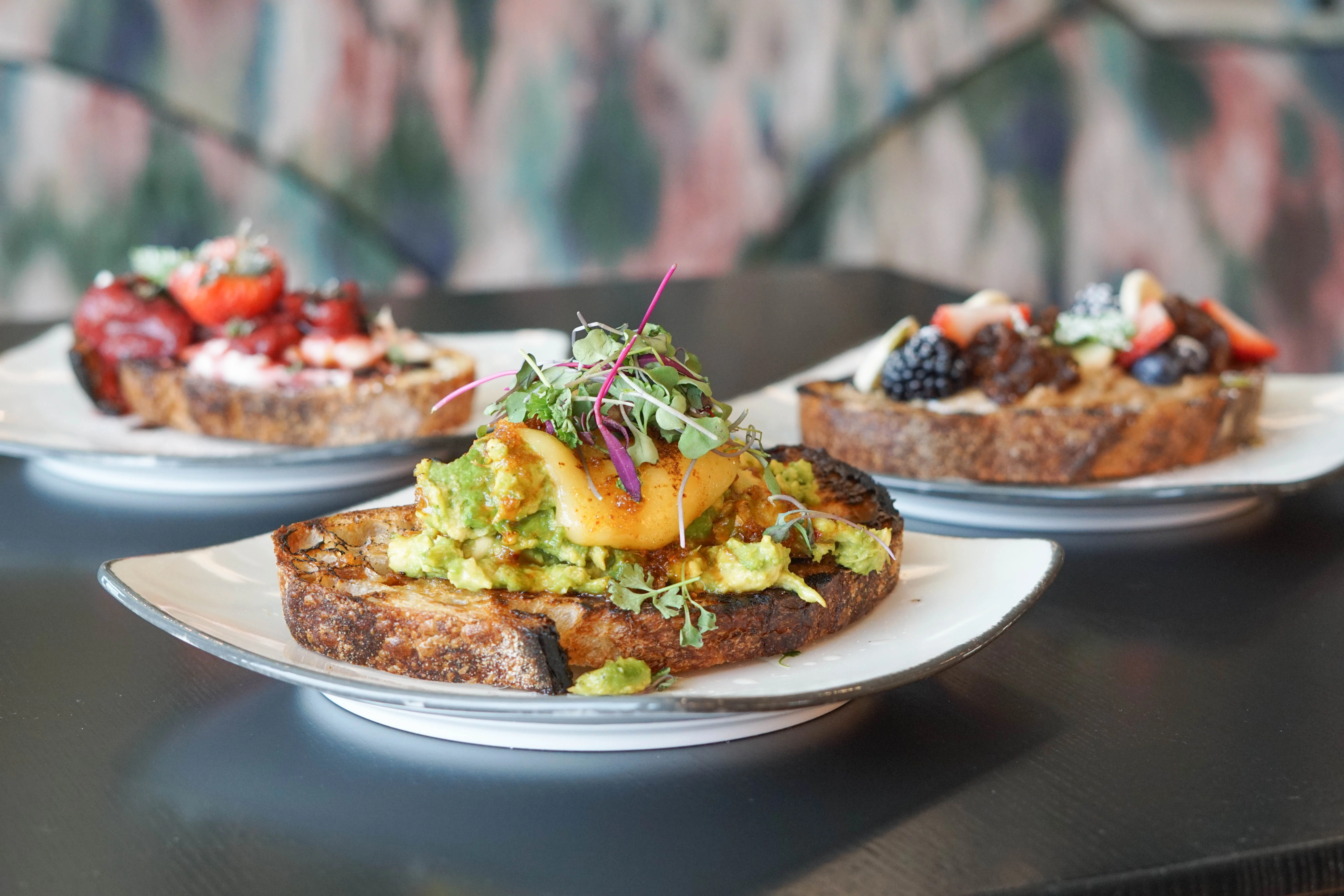 a plate of food on a table