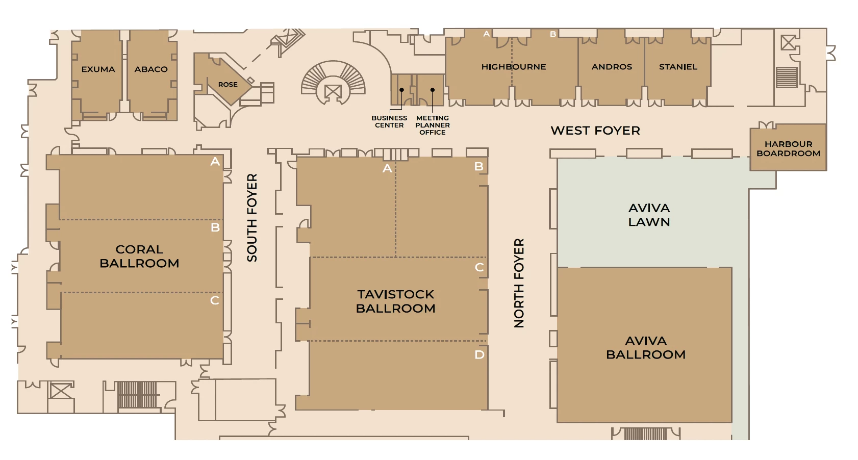 a map of a building