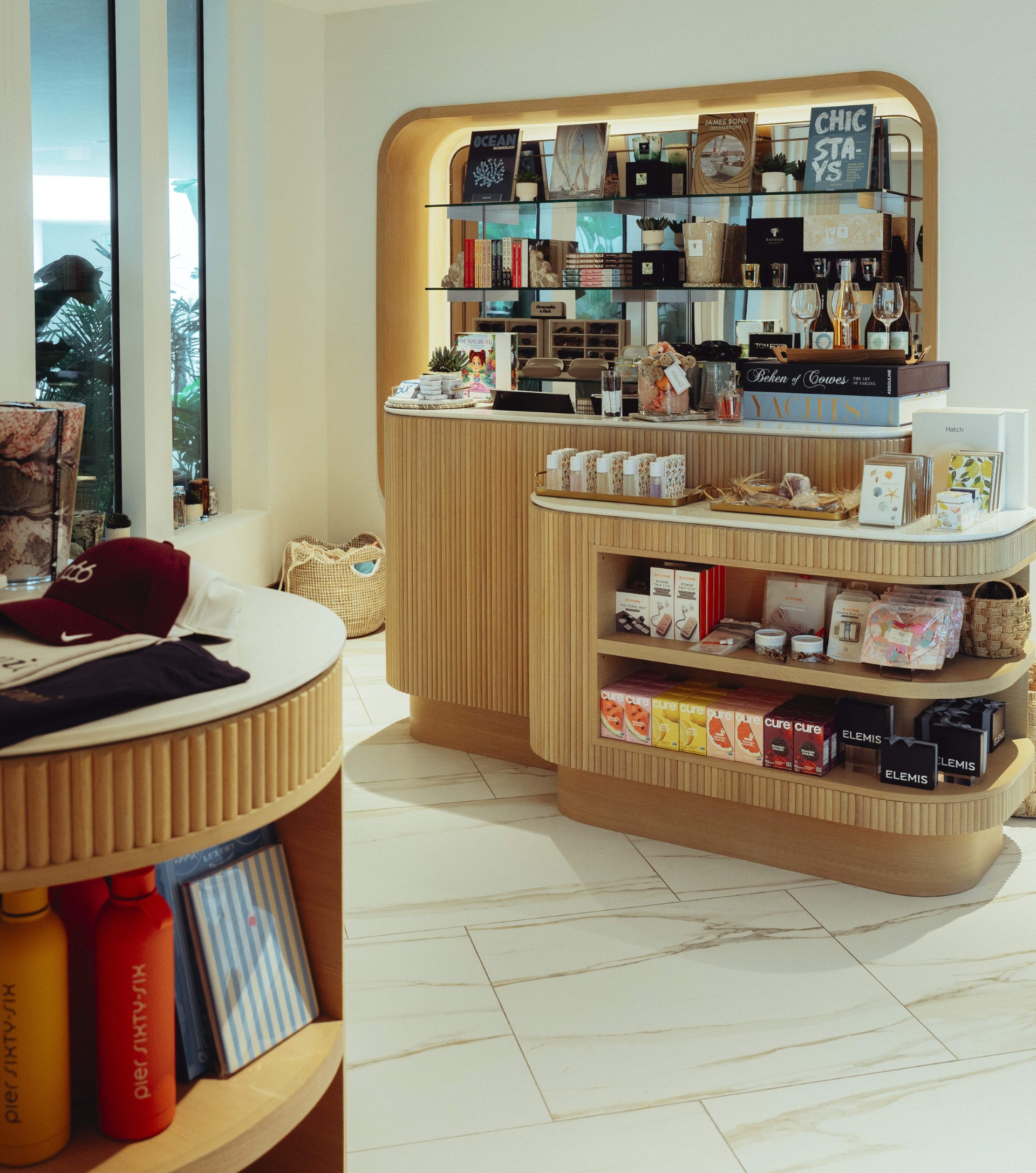 a store with shelves and shelves of products