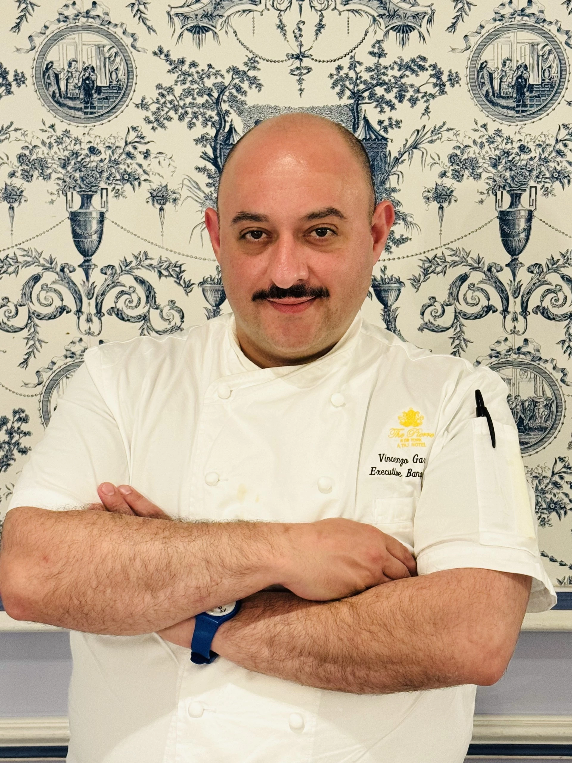 a man in a chef's uniform