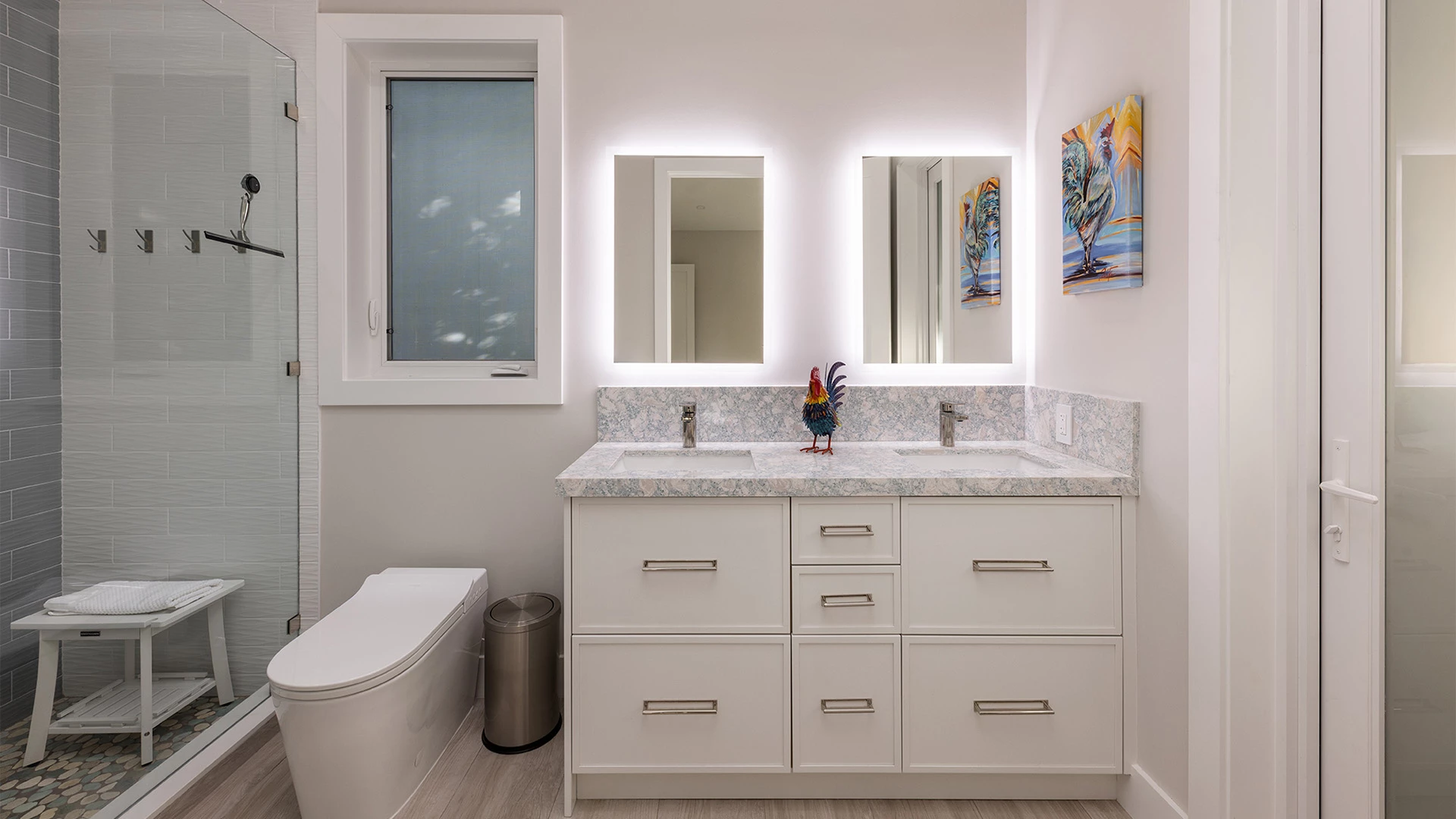 a bathroom with a toilet and a sink
